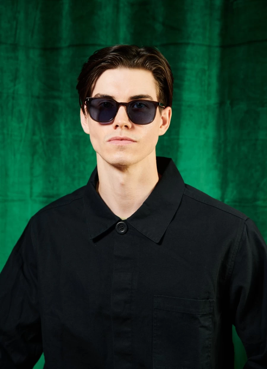Garrett Leight Bentley Sun Sunglasses – Classic Aviator Style with UV Protection